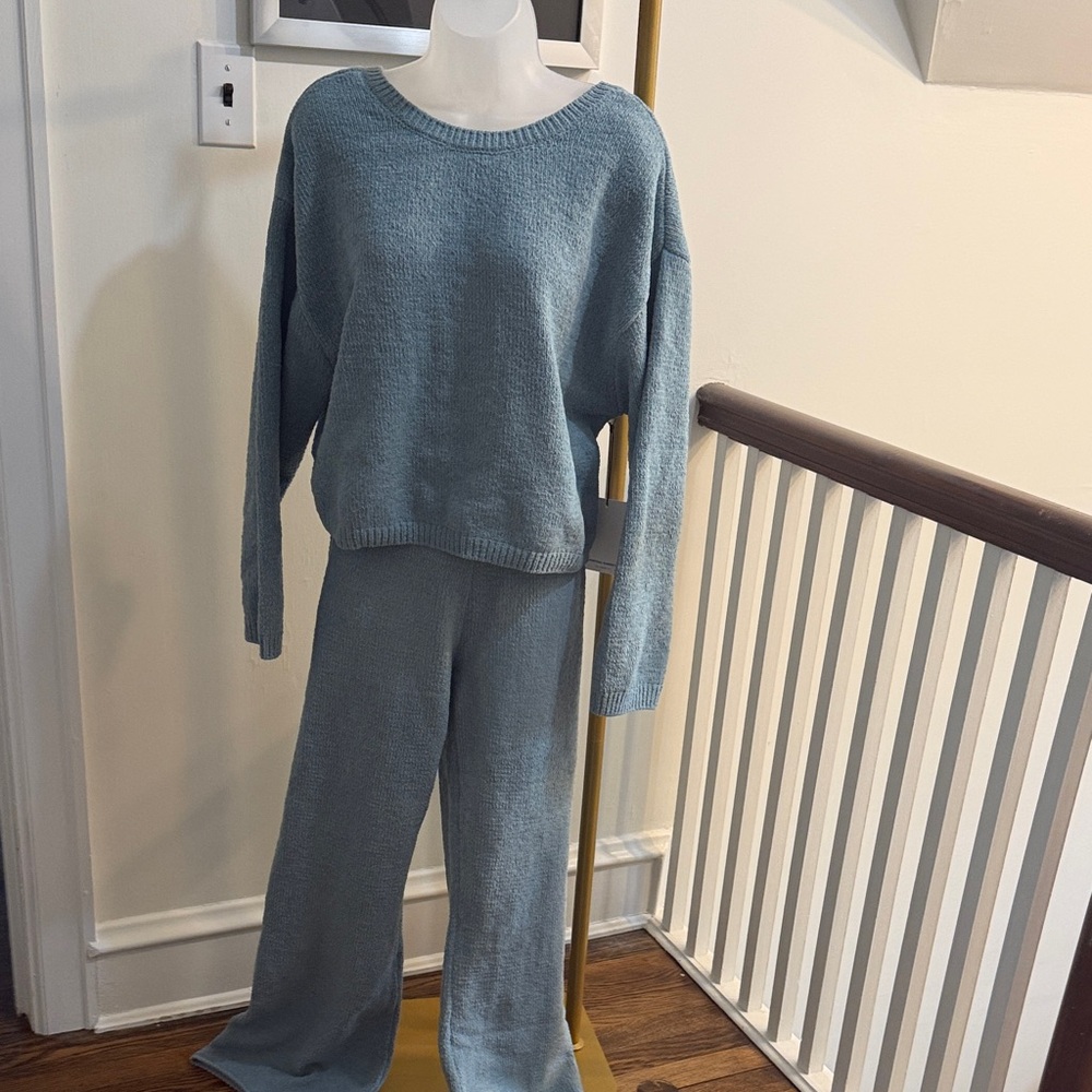 Spiritual Gangster NWT Ocean Fog Lounge Set - M